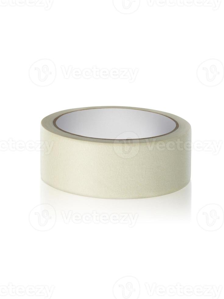adhesive tape on white background photo