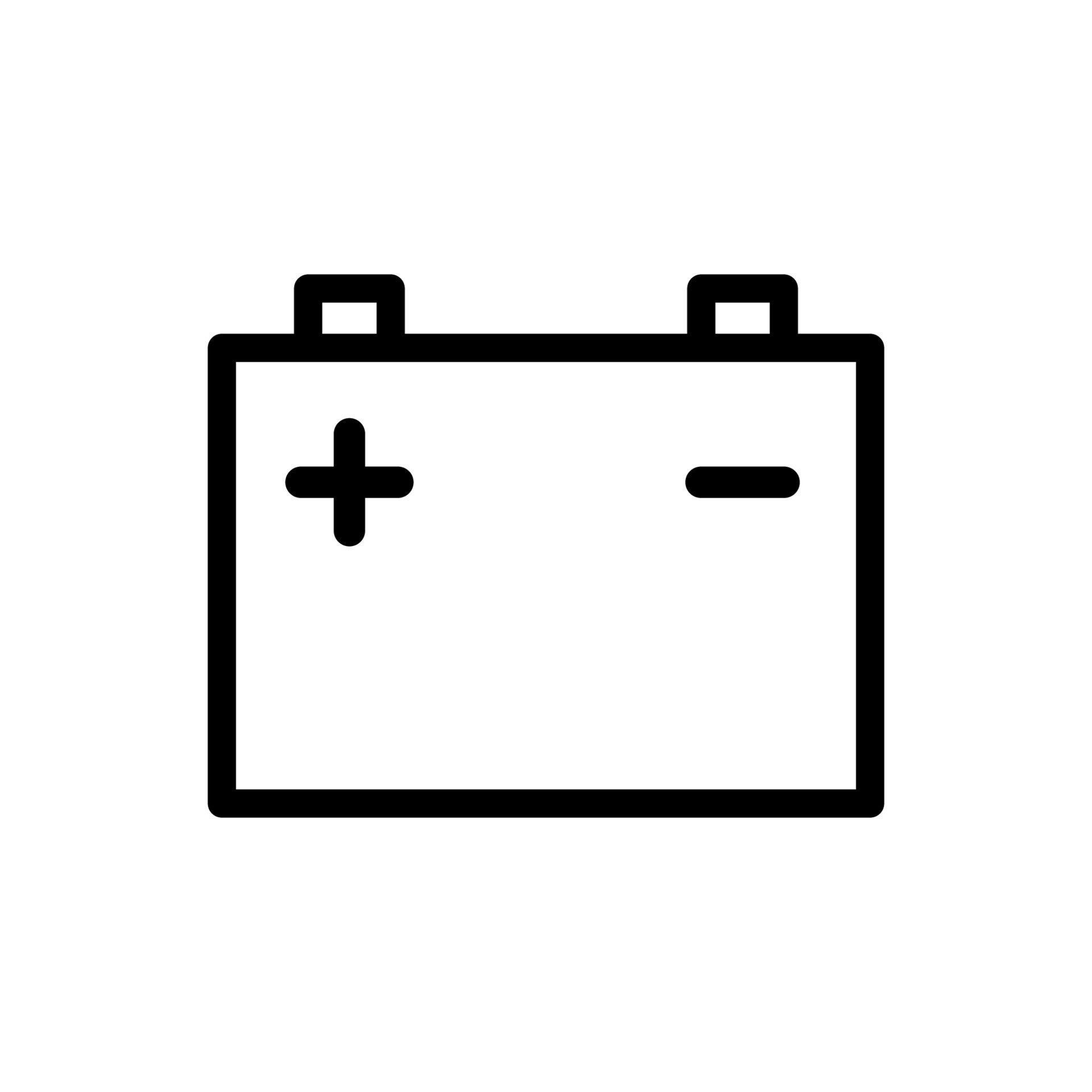 car battery icon design vector template 8616910 Vector Art at Vecteezy