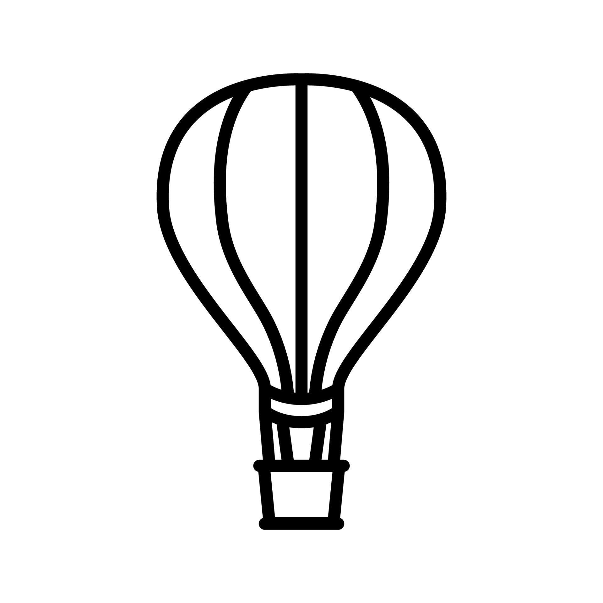 air balloon design vector template 8616930 Vector Art at Vecteezy