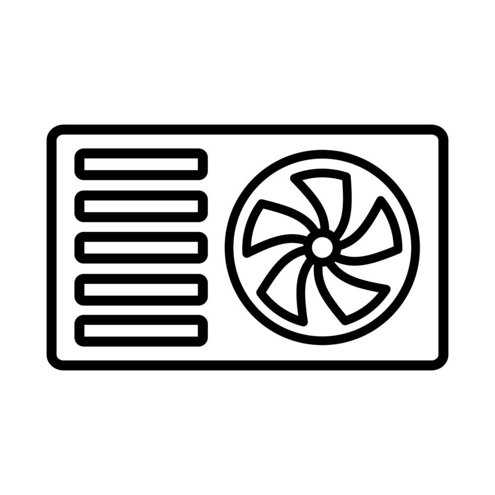 air conditioning icon design vector template