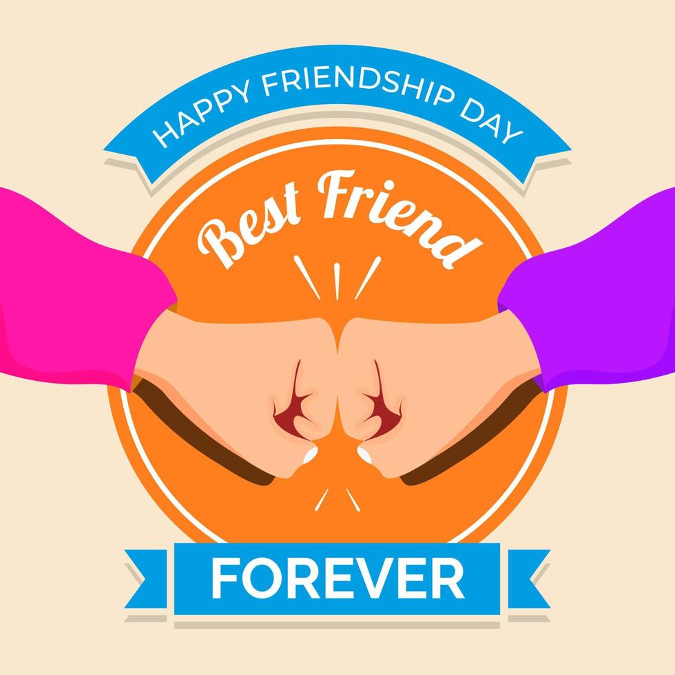 Friendship Day Quotes Best Friend vector