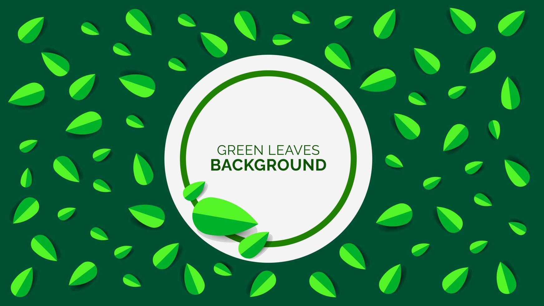 Green Leaves Background vector