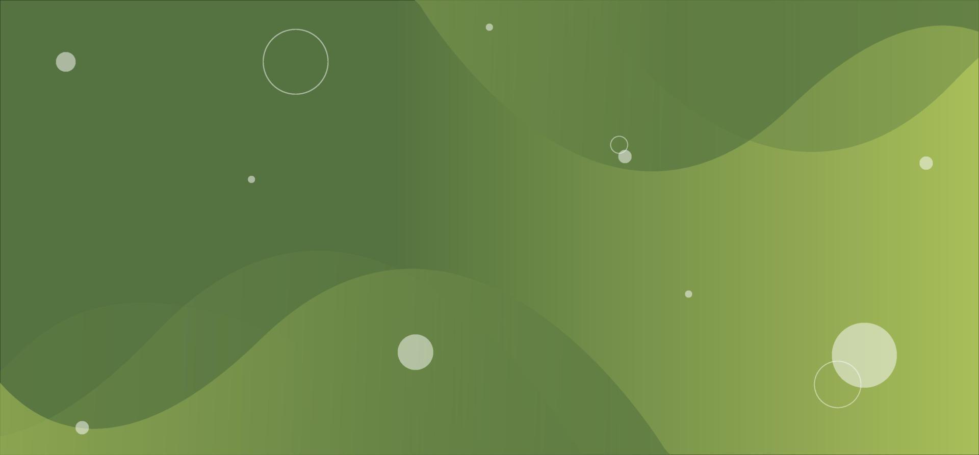 Abstract wavy green background, free vector