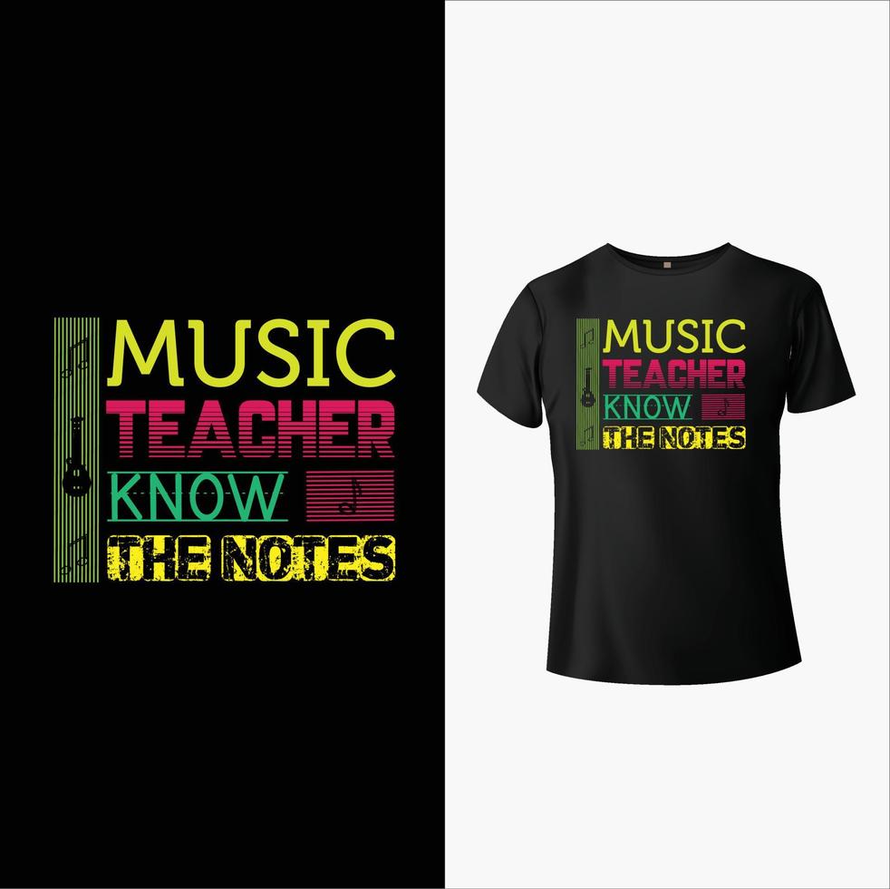 Teacher T-Shirt Design vector