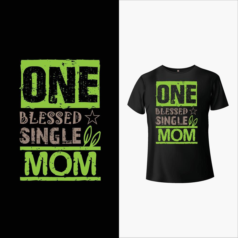 Mom T-Shirt Design vector