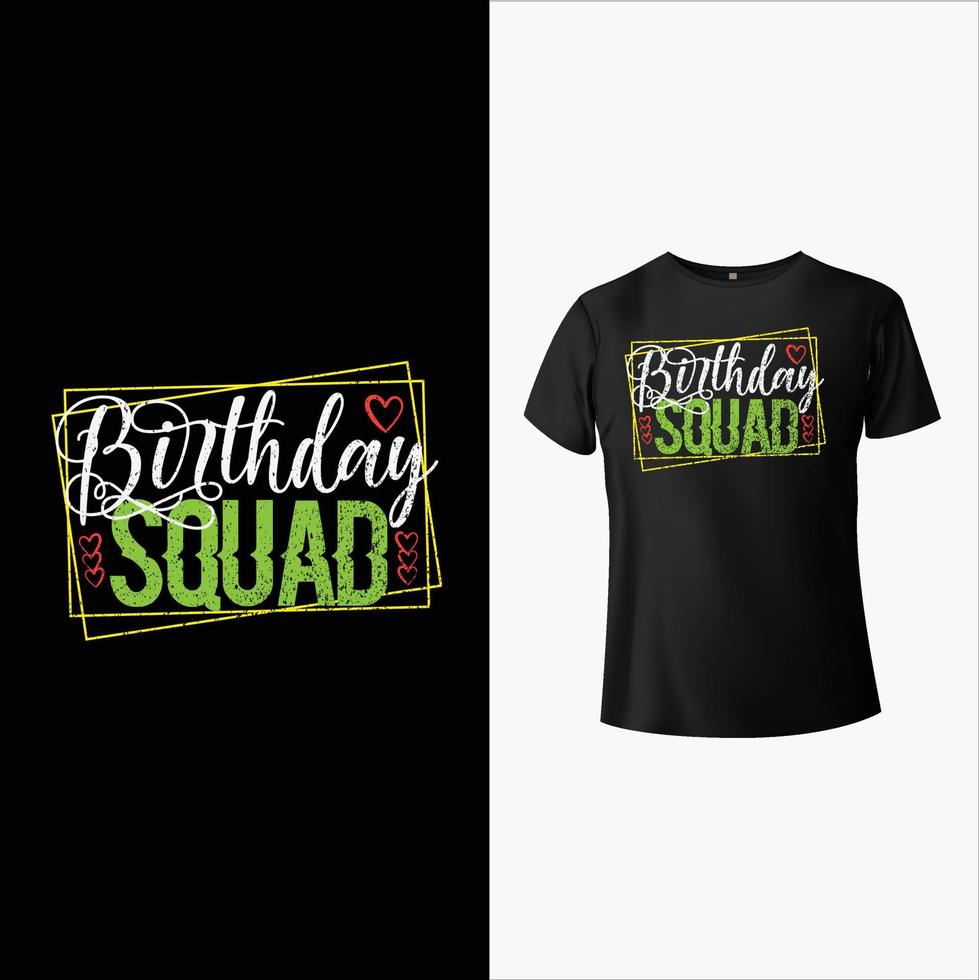 Birth Day T-Shirt Design vector