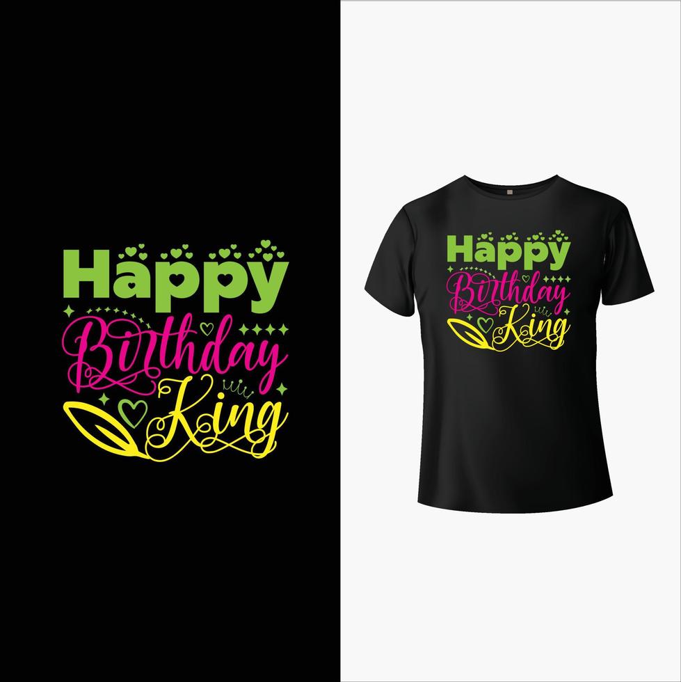 Birth Day T-Shirt Design vector