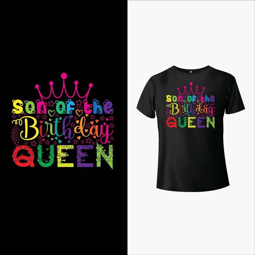 Birth Day T-Shirt Design vector