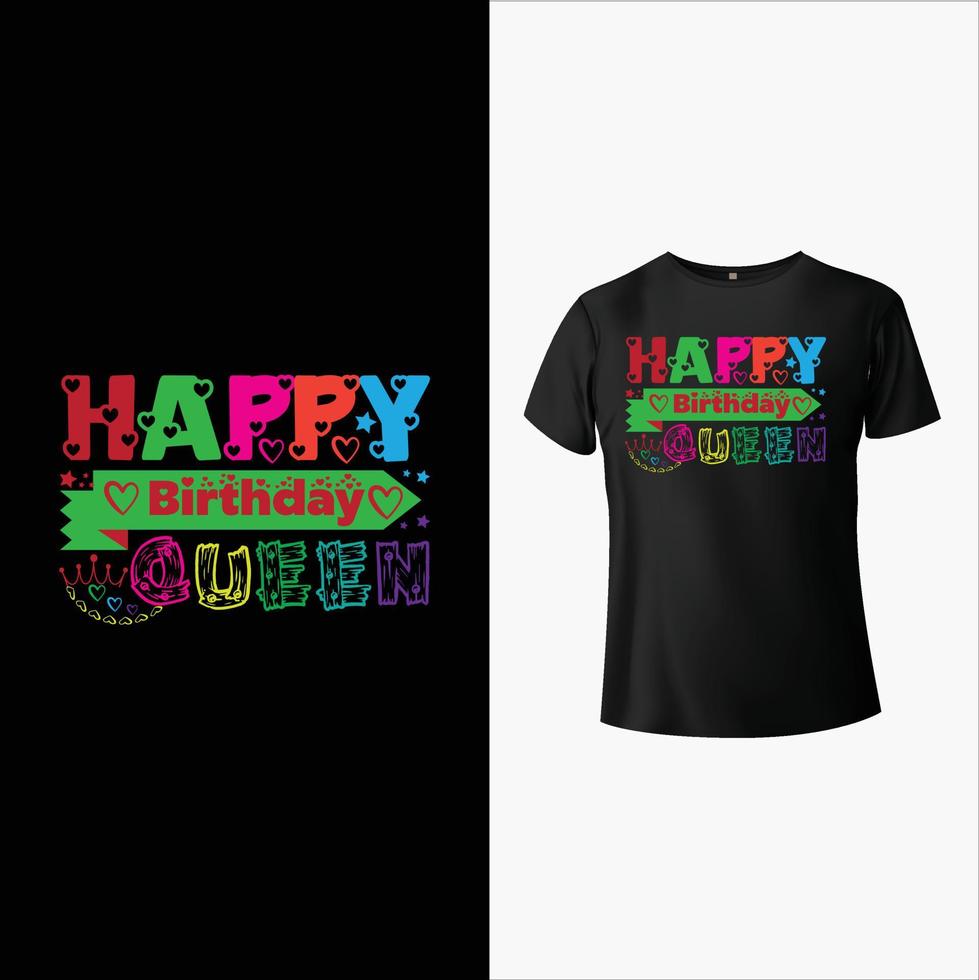 Birth Day T-Shirt Design vector