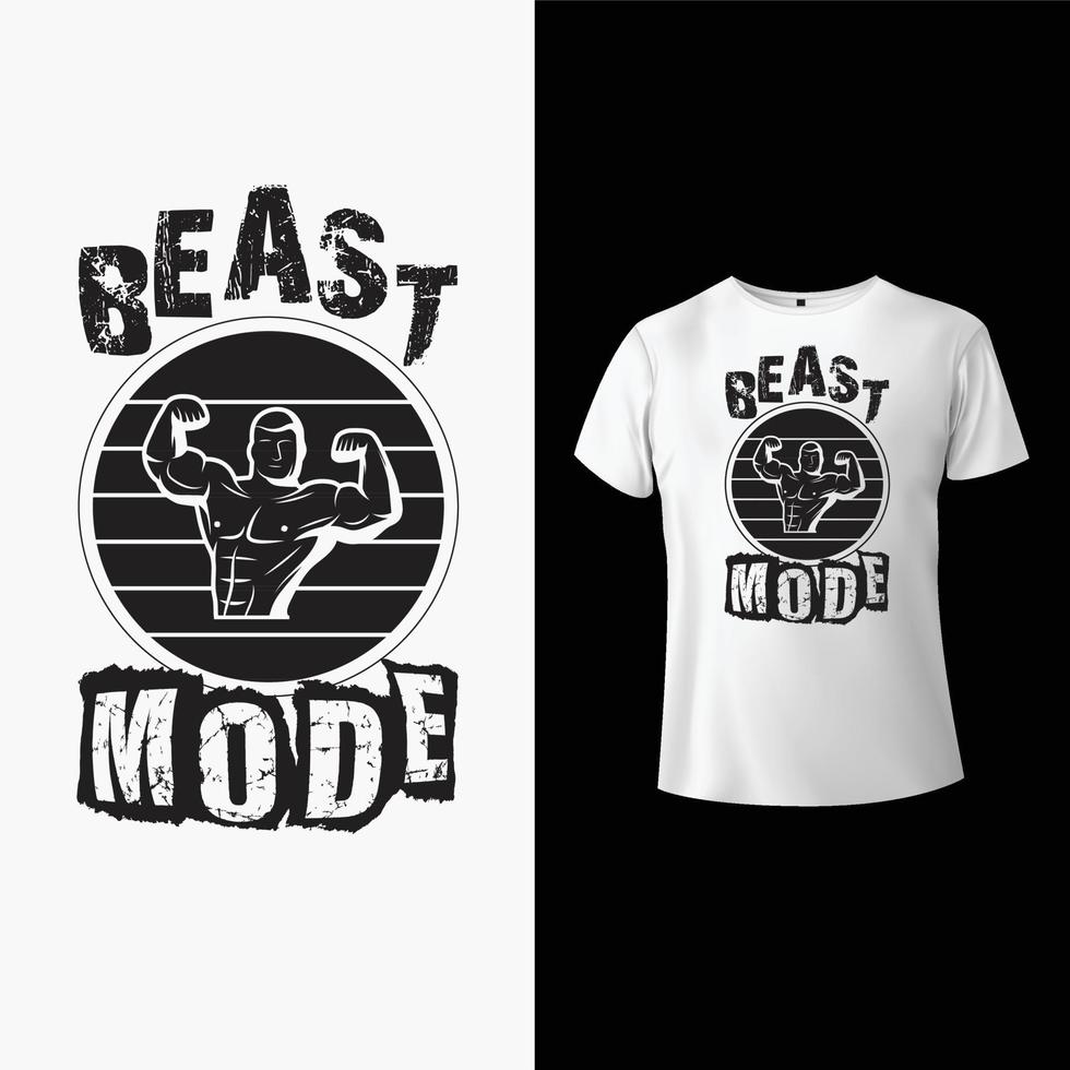 Gym T-Shirt Design vector