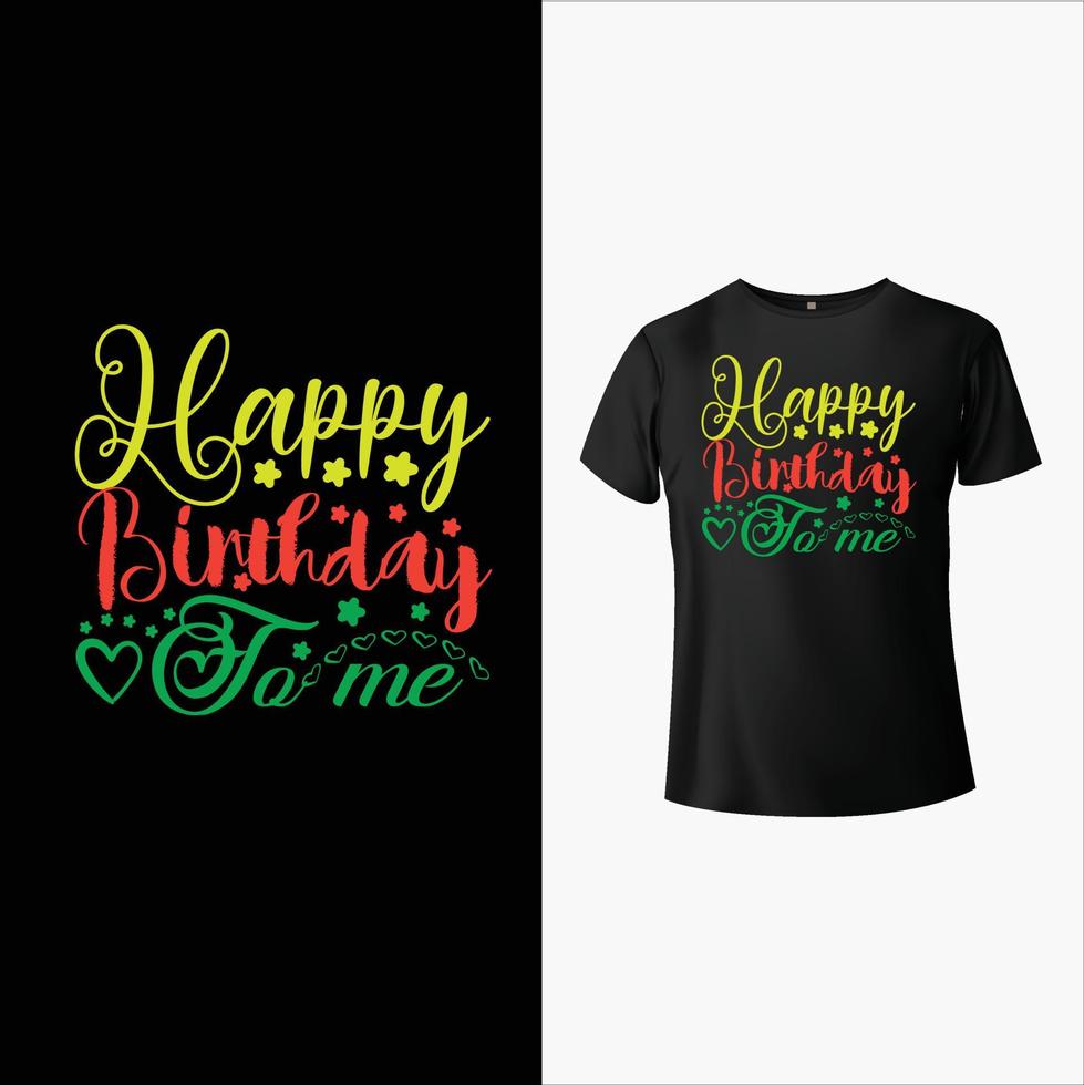 Birth Day T-Shirt Design vector