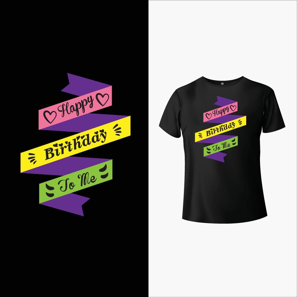 Birth Day T-Shirt Design vector