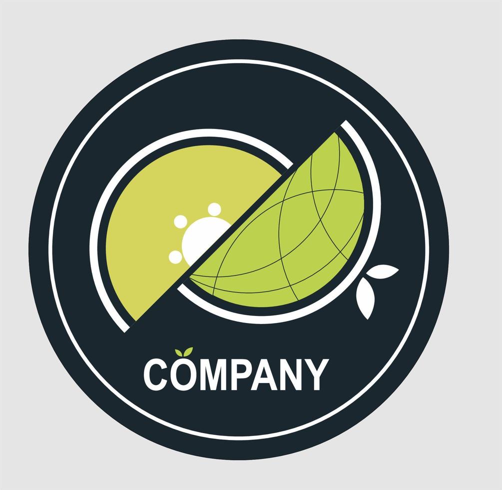 Melon logo company vector
