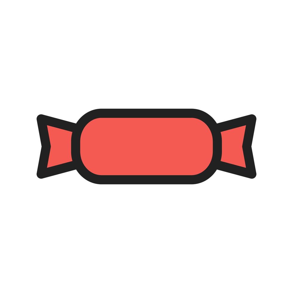 Candy Filled Line Icon vector
