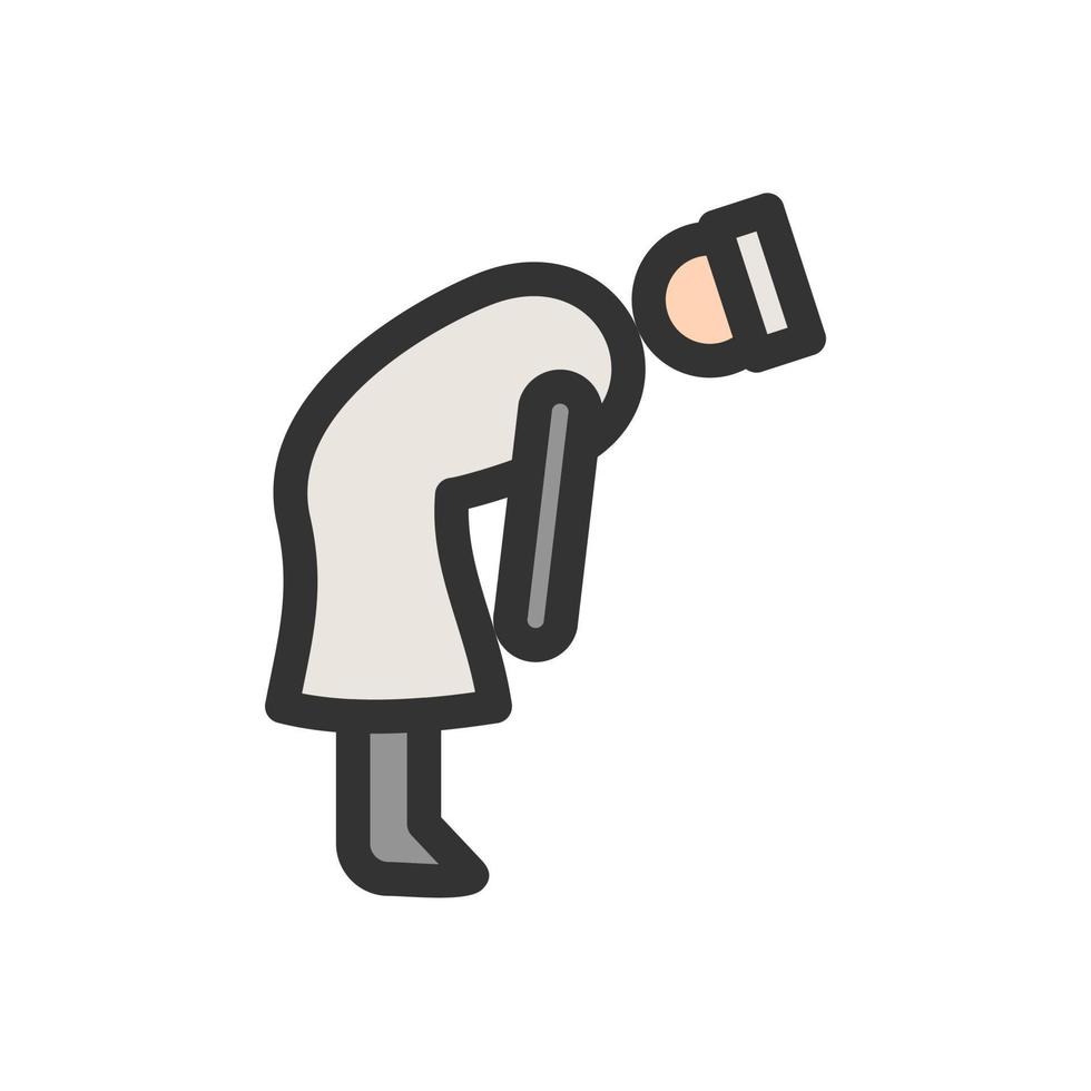 Rukooh Filled Line Icon vector