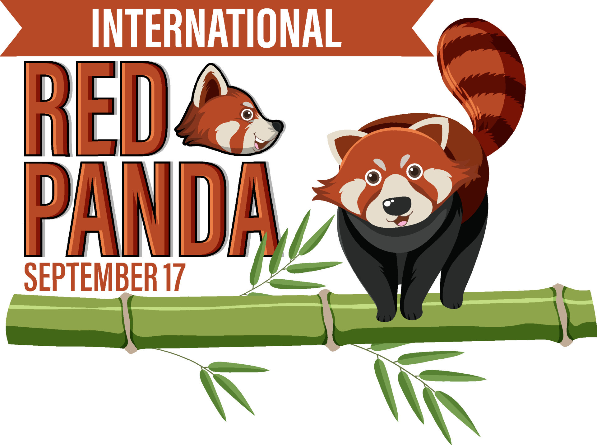 International Red Panda Day 8618269 Vector Art at Vecteezy
