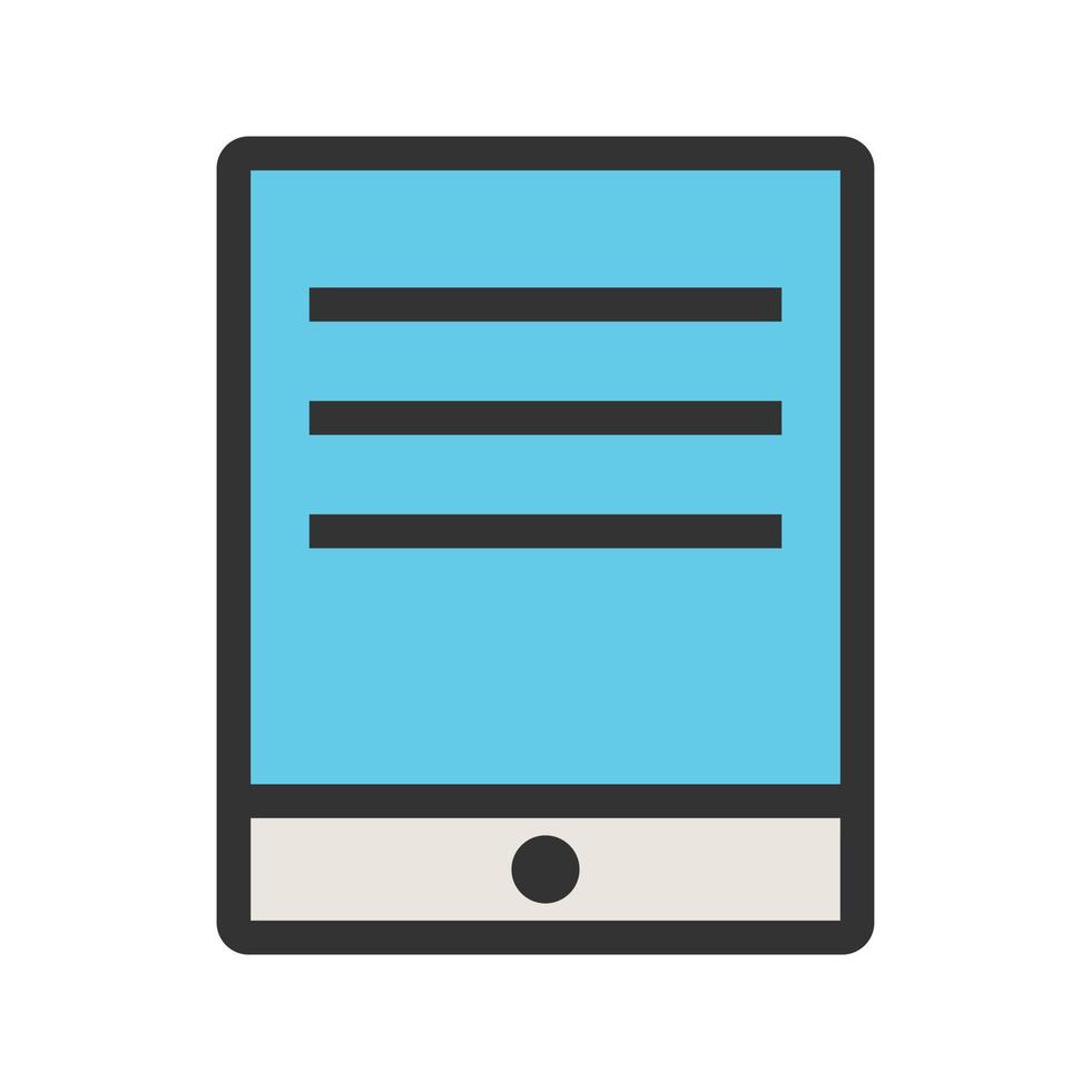 Smart Device Filled Line Icon vector