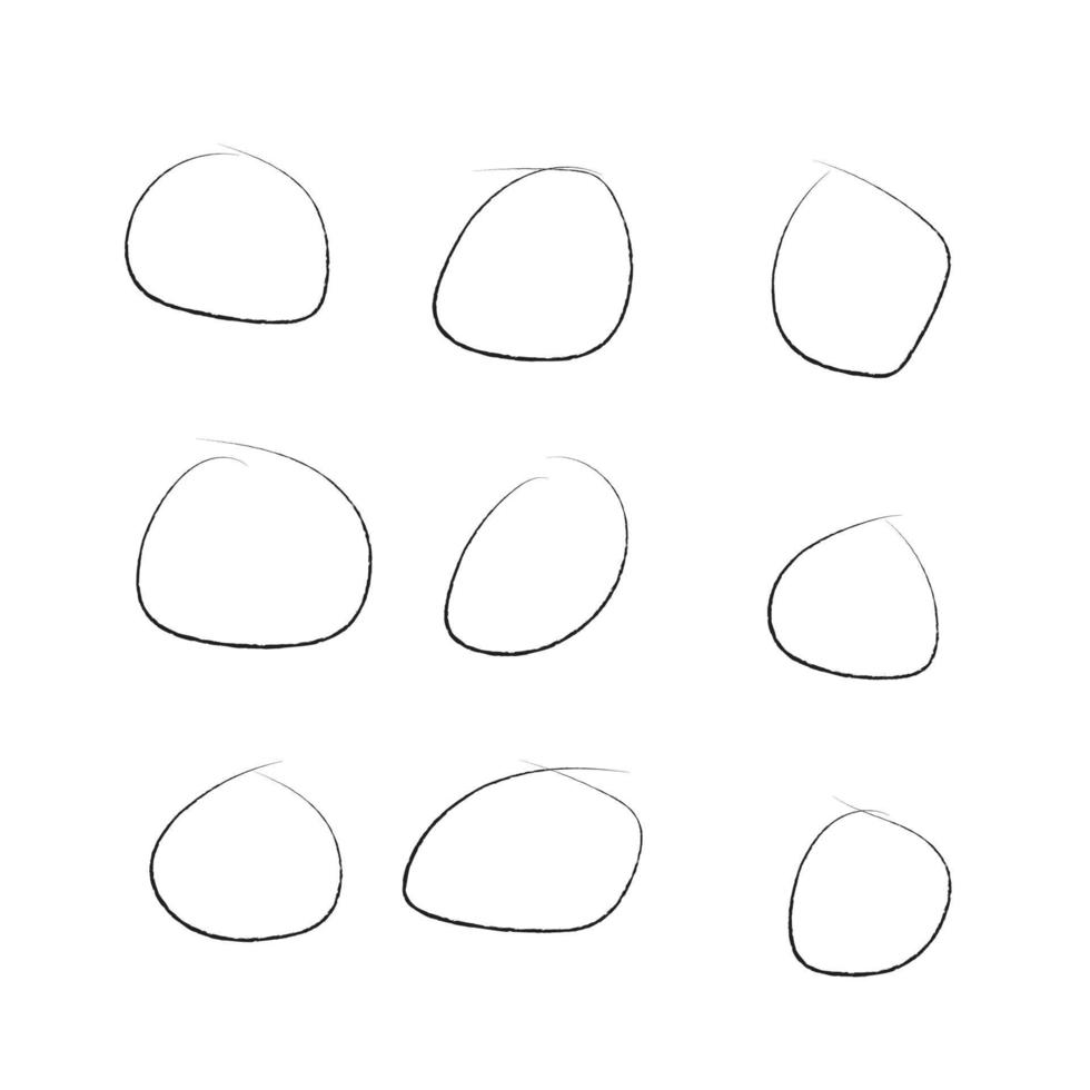 círculo no perfecto dibujar a mano 8618507 Vector en Vecteezy