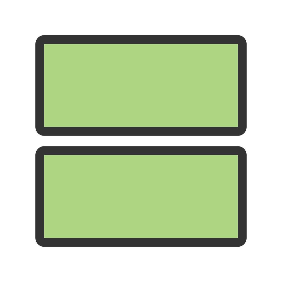 View Array Filled Line Icon vector