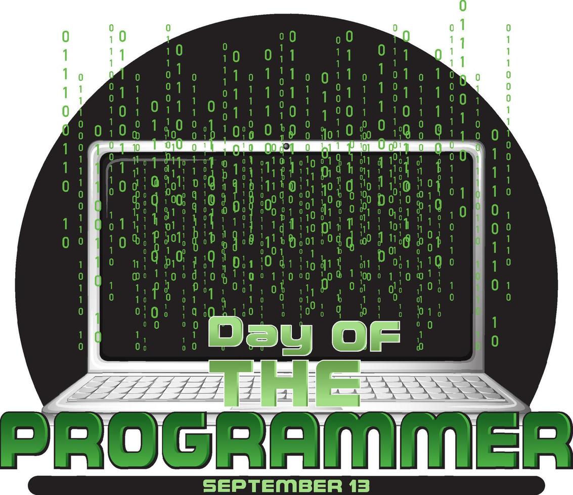 Programmers' Day Banner Design vector