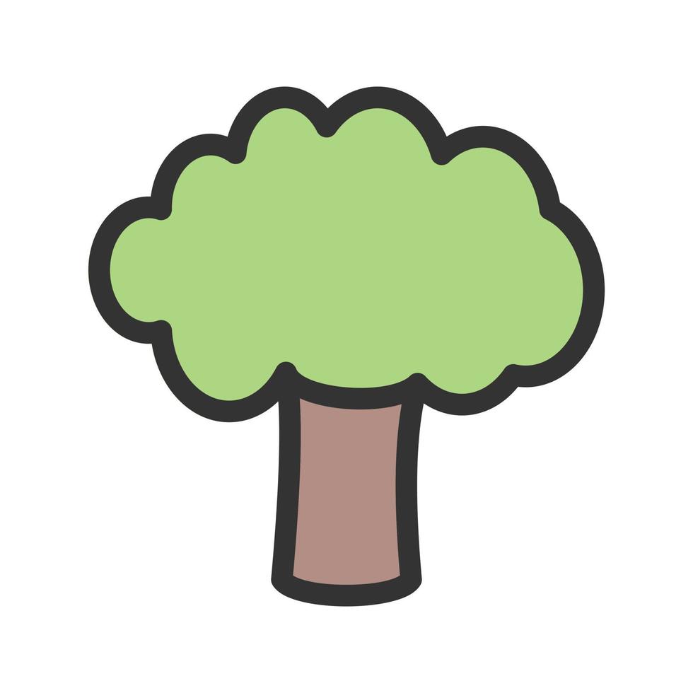 Tree I Filled Line Icon 8620924 Vector Art at Vecteezy