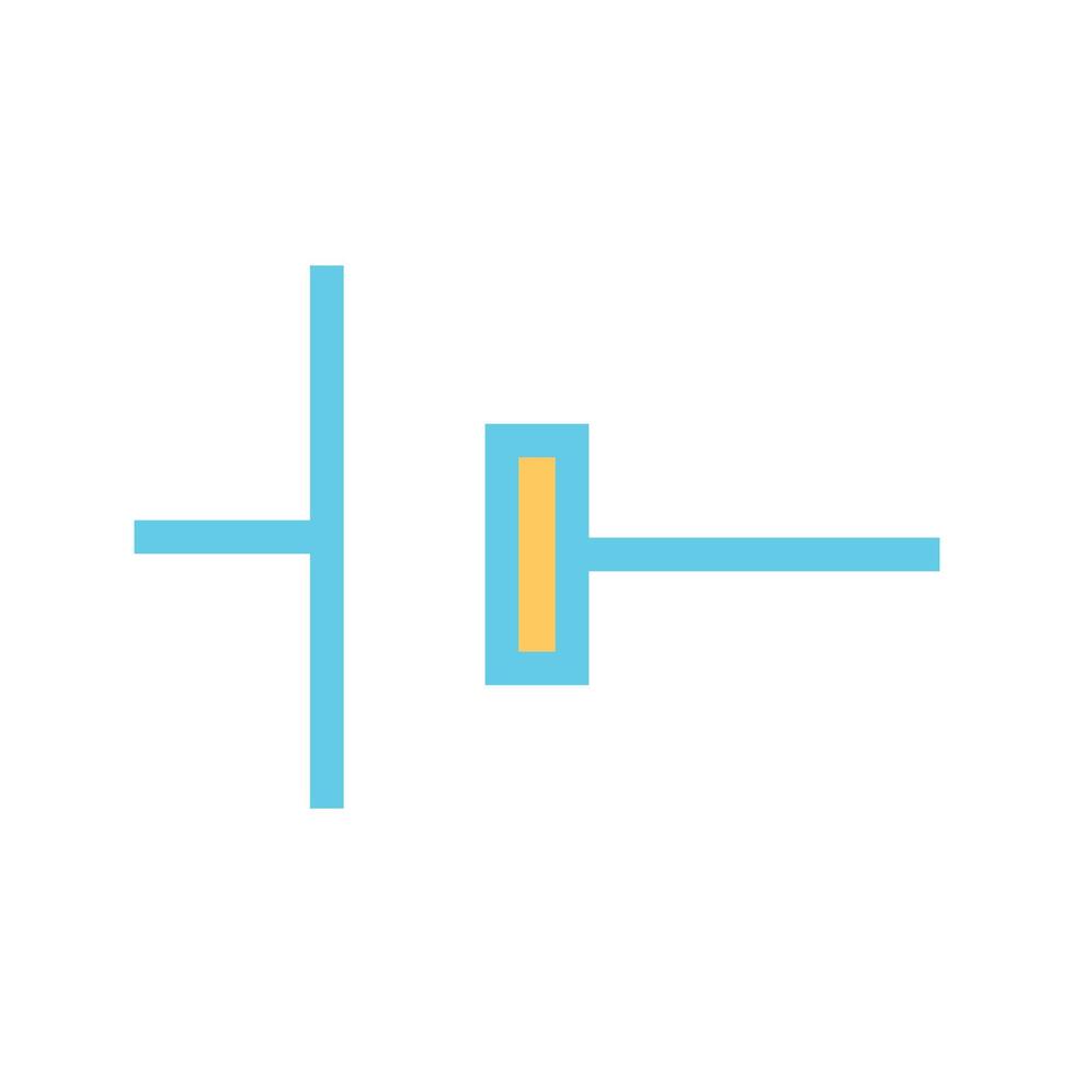 Cell Filled Line Icon vector