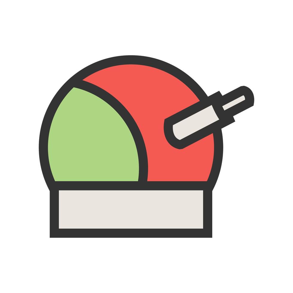 Weapon Filled Line Icon vector