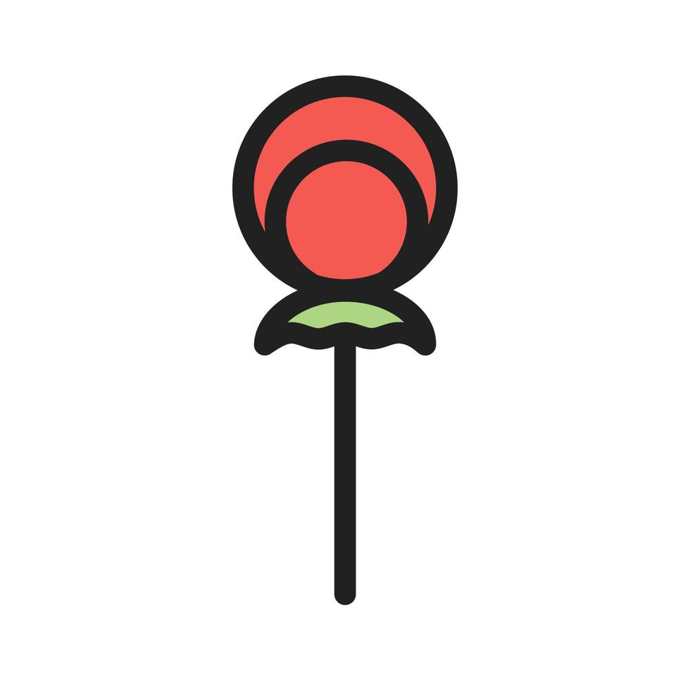 Lollipop Filled Line Icon vector