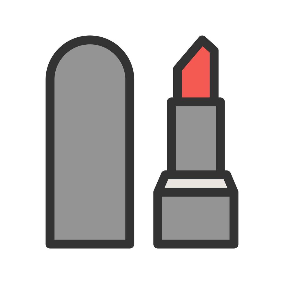 Lipstick Filled Line Icon vector