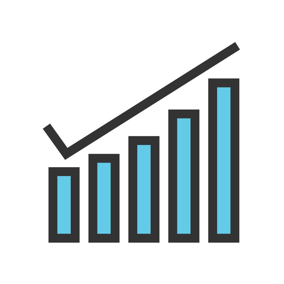 Pagerank Checker Filled Line Icon vector
