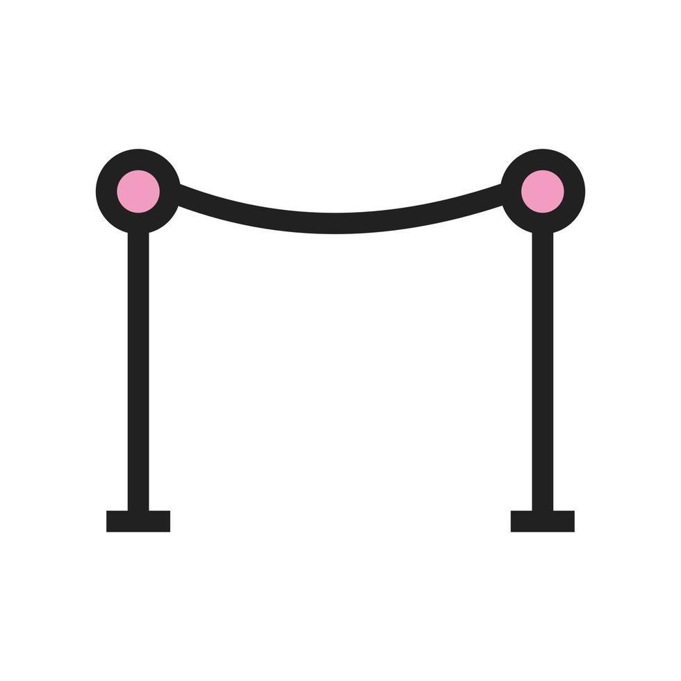 Limit Filled Line Icon vector
