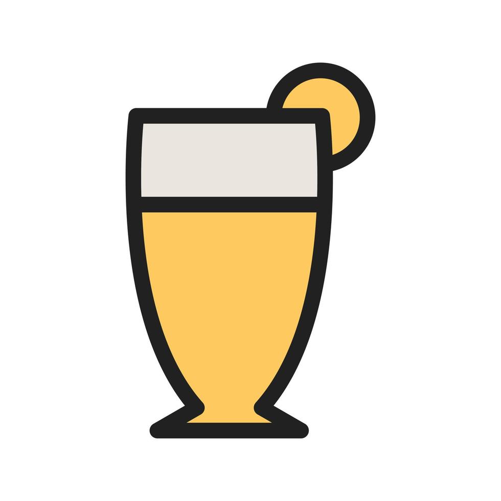 Craft Beer Filled Line Icon vector