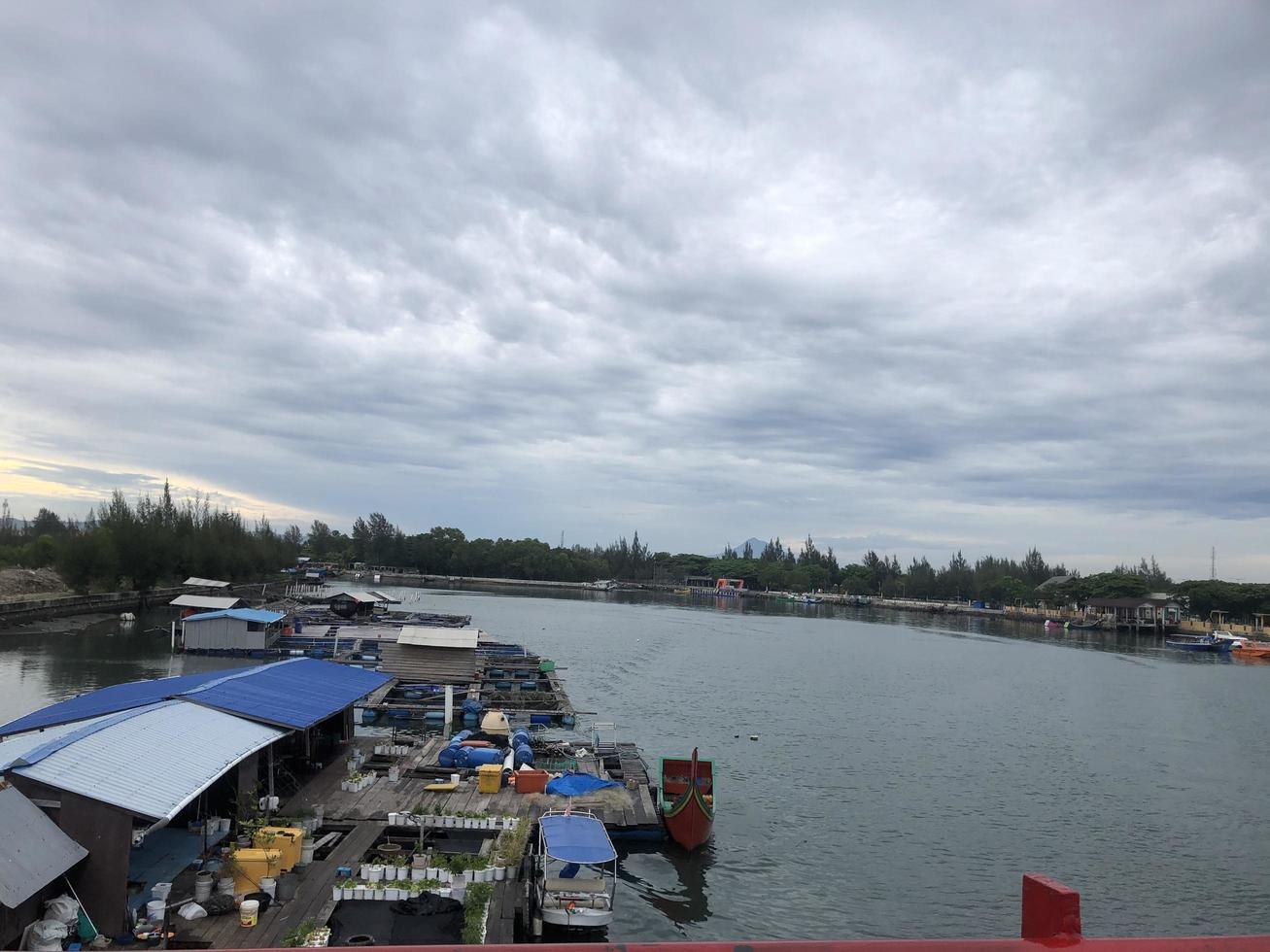 traditional fishing boat pier photo