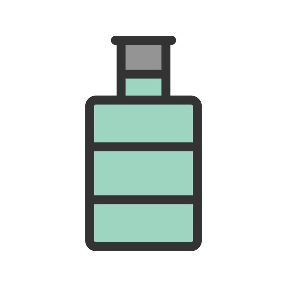 Drink Bottle Filled Line Icon vector