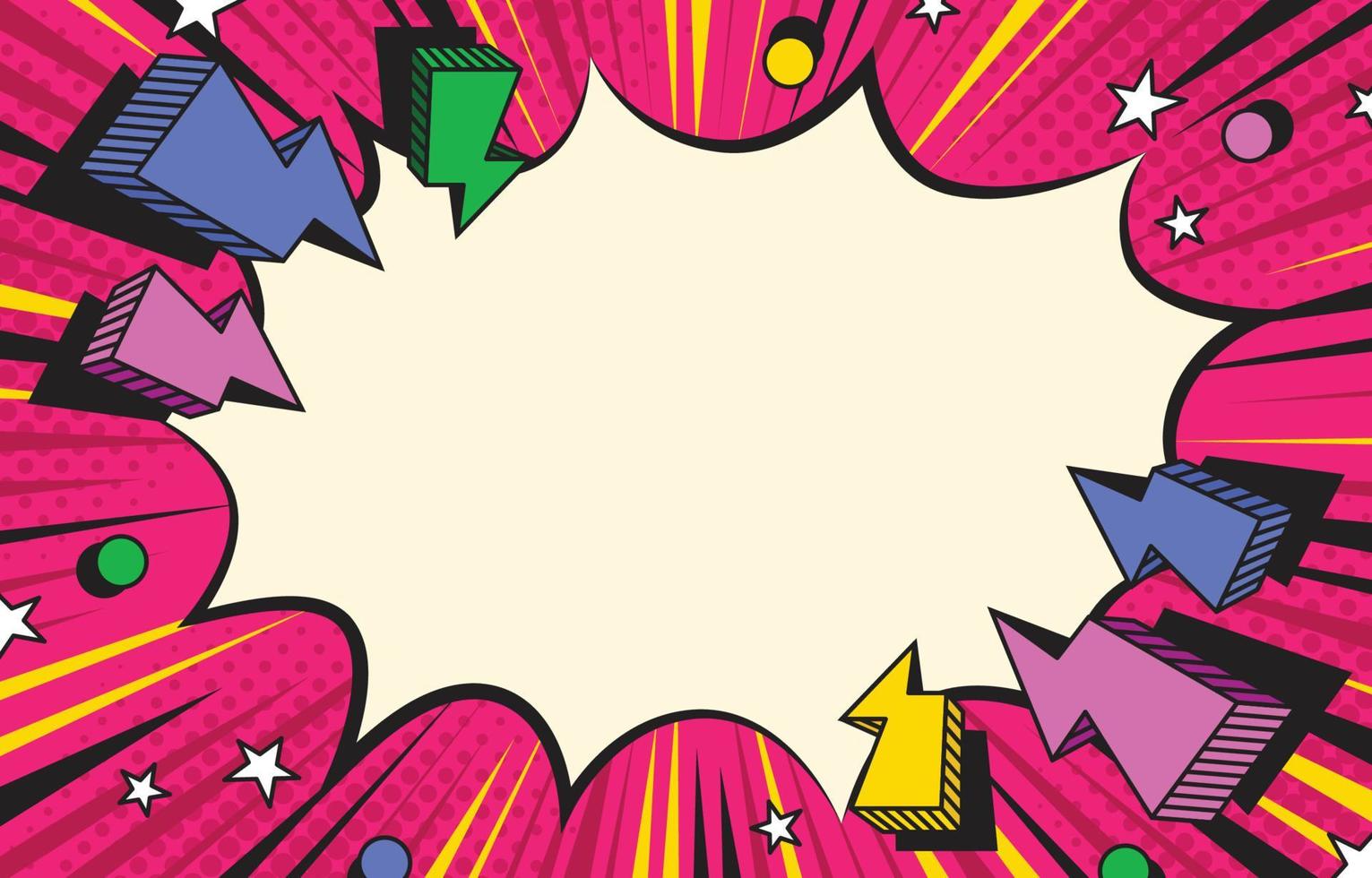 Pop Art Background vector