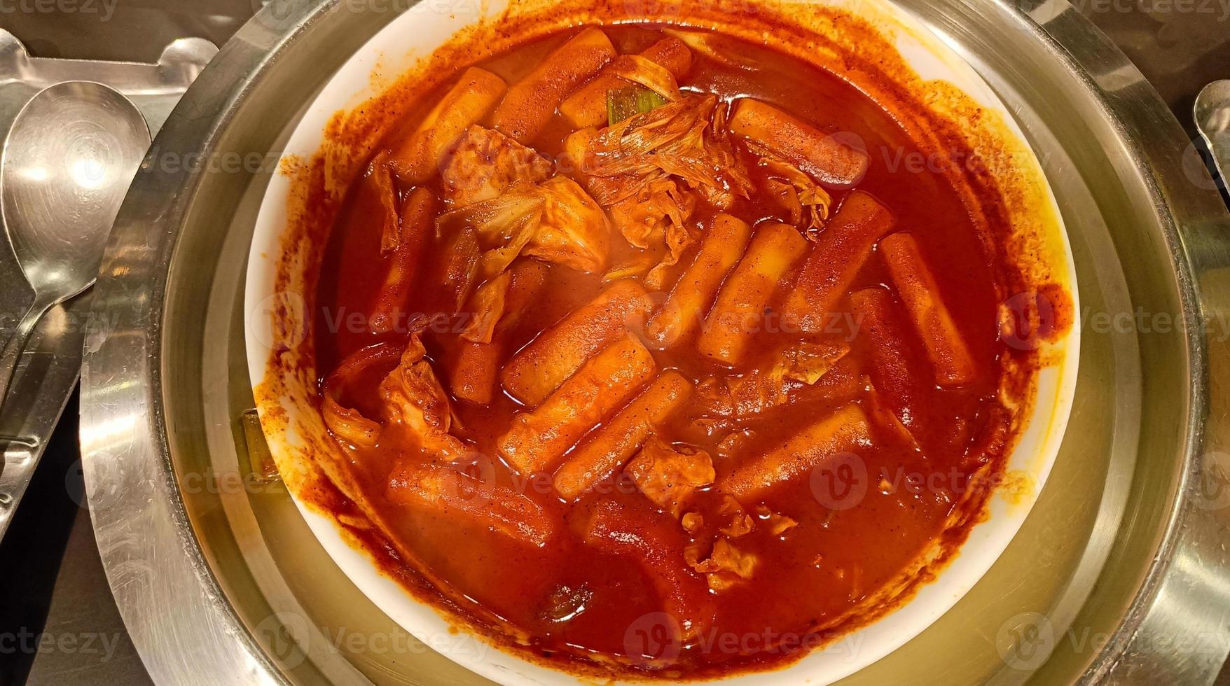 Kimchi soup with Tteokbokki korean food. 8622918 Stock Photo at Vecteezy
