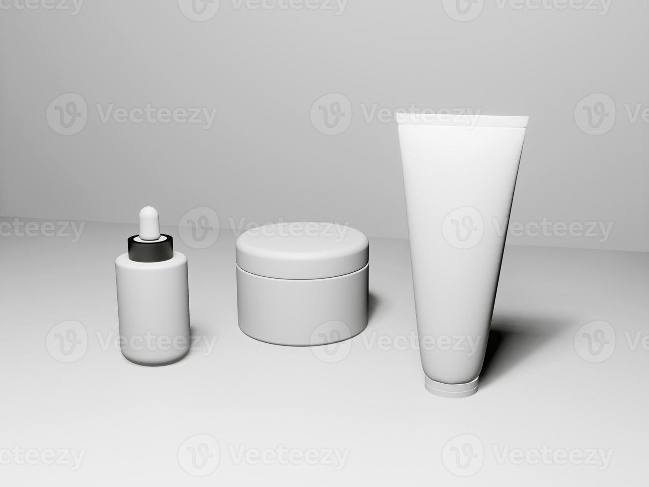 Cosmetic product packaging mockup photo