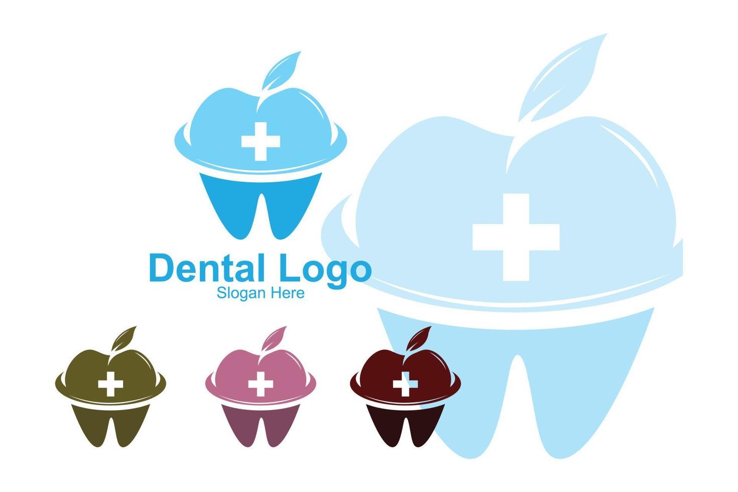 vector del logotipo de salud dental, mantenimiento y cuidado de los dientes, diseño para impresión de pantalla, empresa, pegatinas, fondo