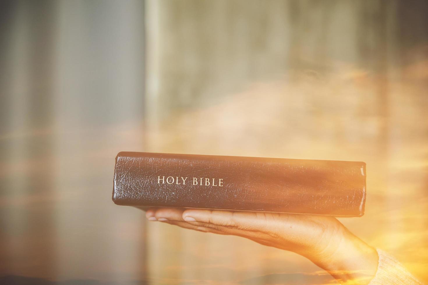 Old holy Bible photo