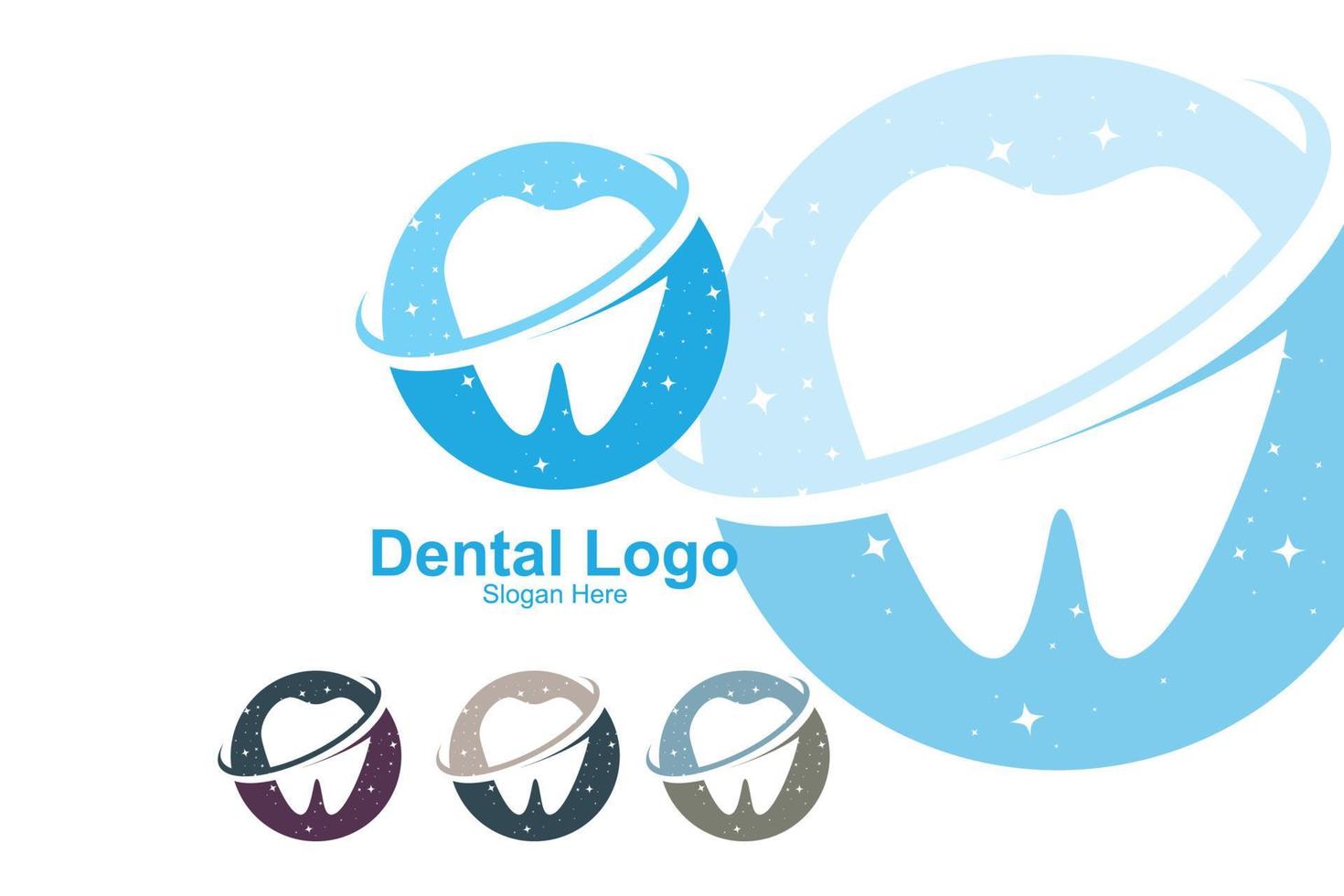 Dental Health Logo Vector, Keeping And Caring For Teeth, Design For Screen Printing, Company,Stickers,Background vector