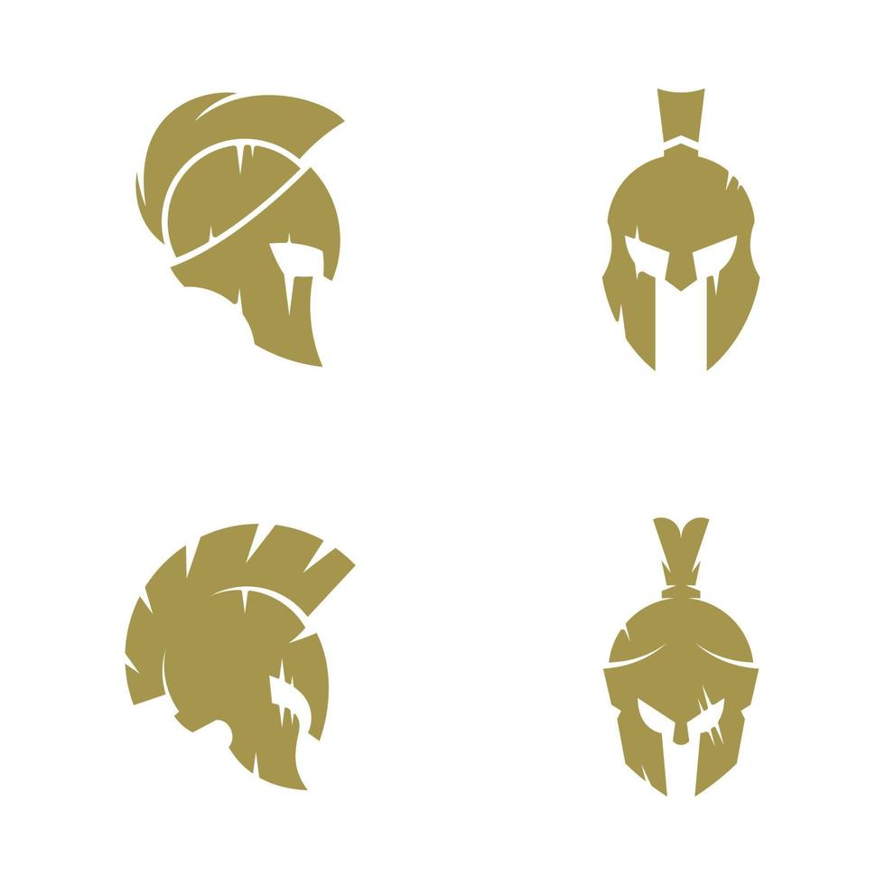 Spartan Helmet Logo design vector. Spartan Logo template vector