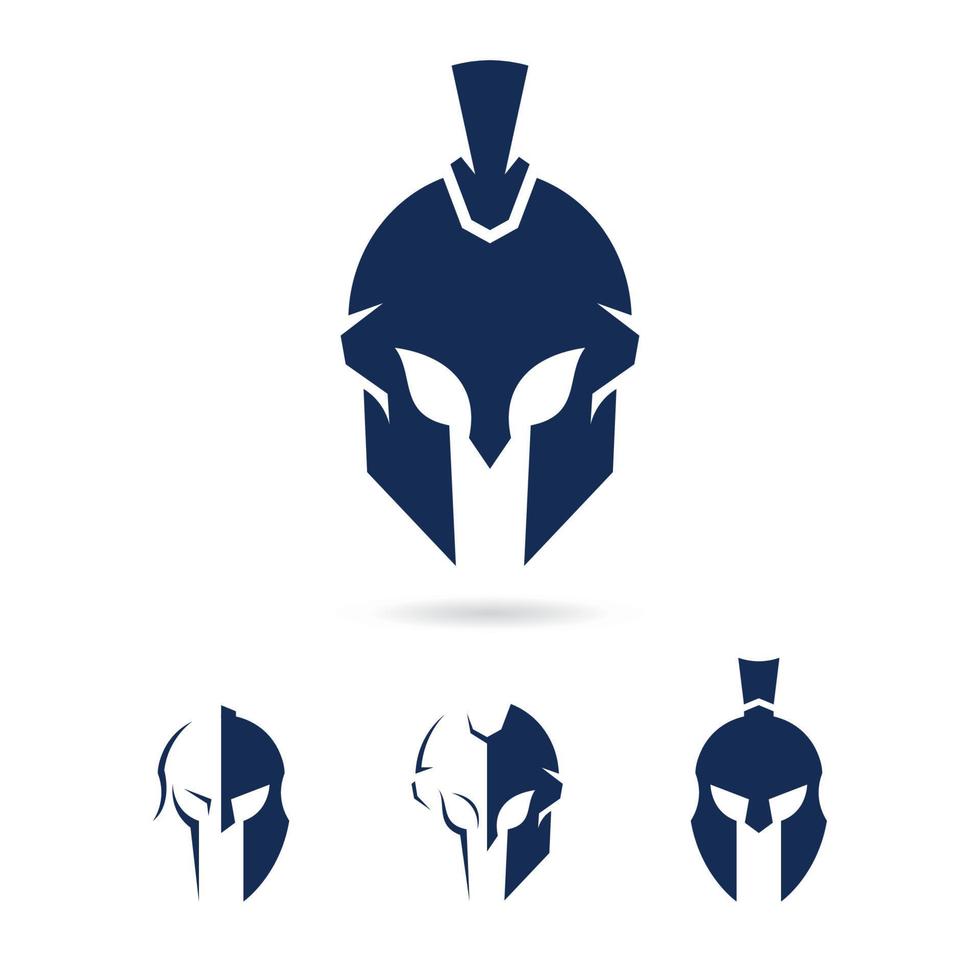 Spartan Helmet Logo design vector. Spartan Logo template vector