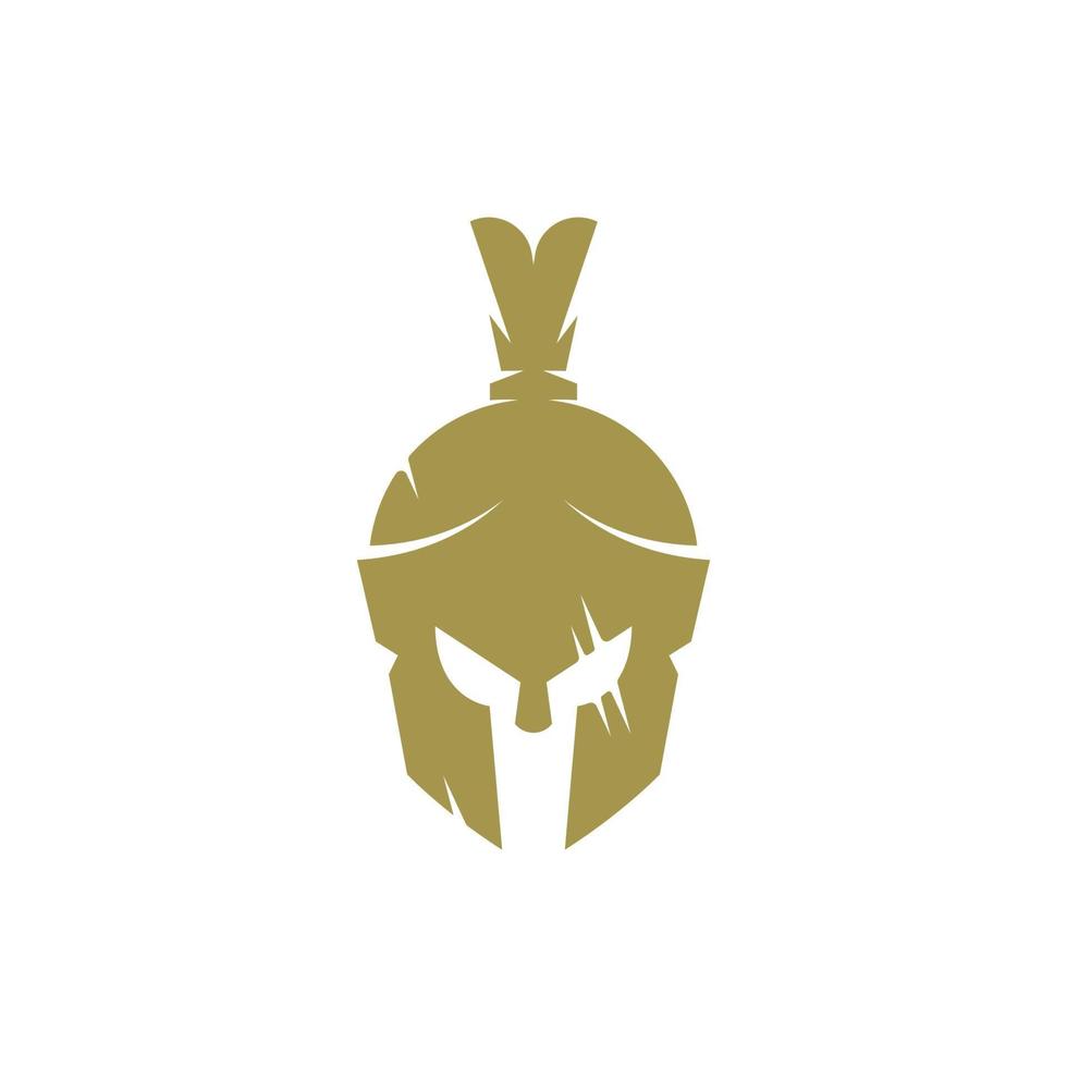 Spartan Helmet Logo design vector. Spartan Logo template vector