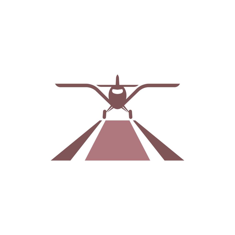 Plane Icon logo design template vector