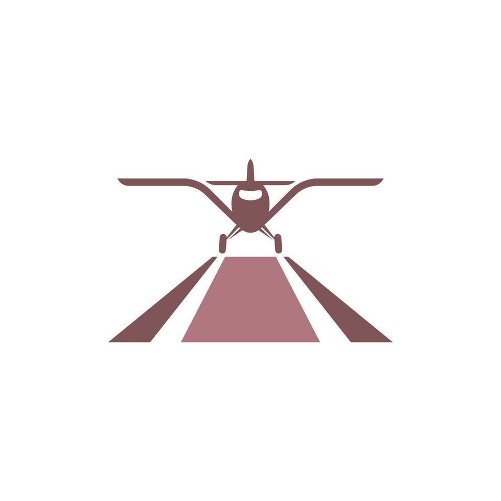 plantilla de diseño de logotipo de icono de avión vector