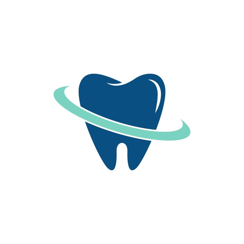 diente, diseño de logotipo de icono dental vector