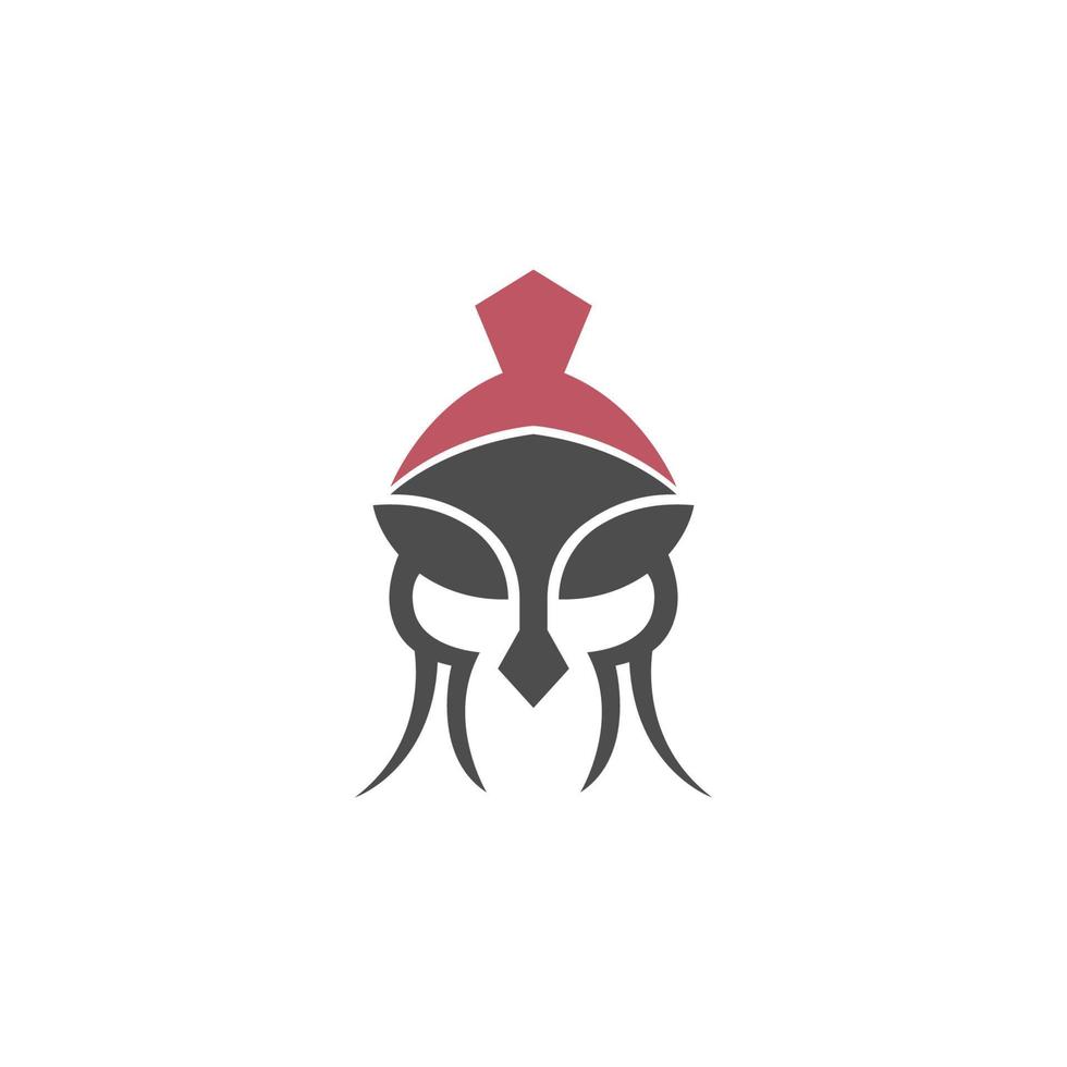 ilustración de icono de logotipo de gladiador vector