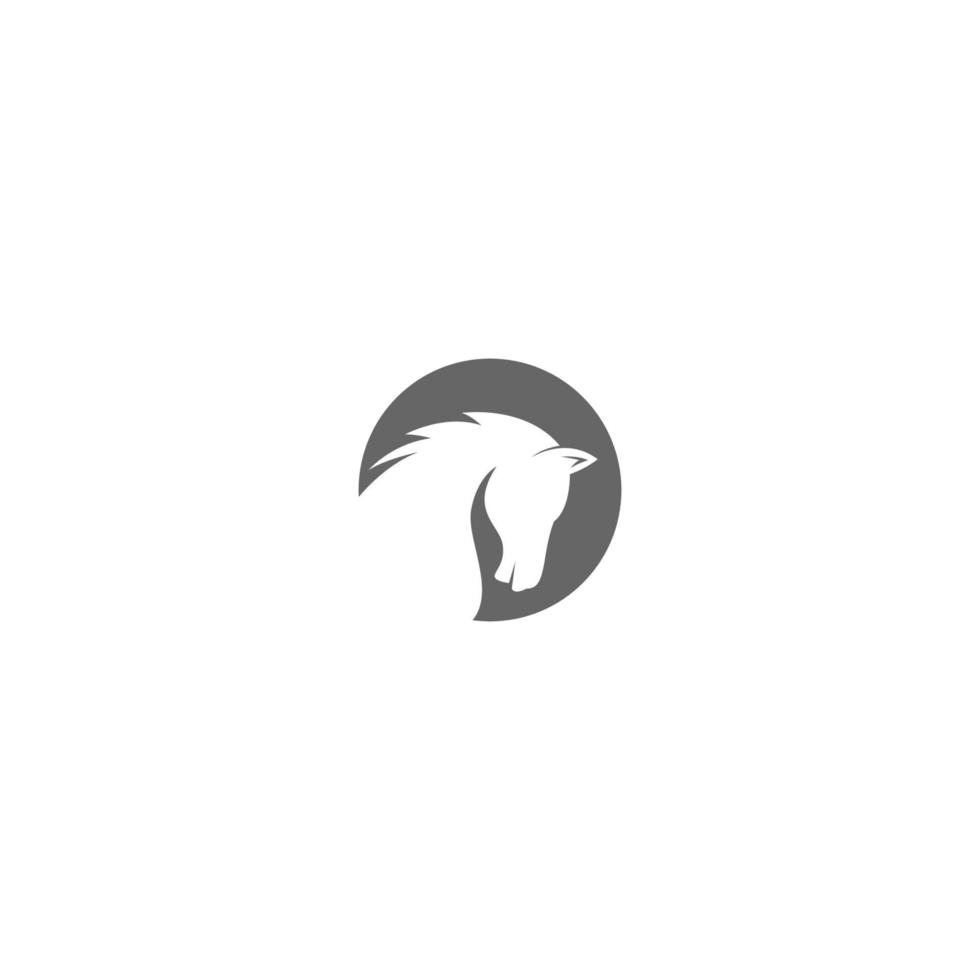 Horse icon logo illustration vector