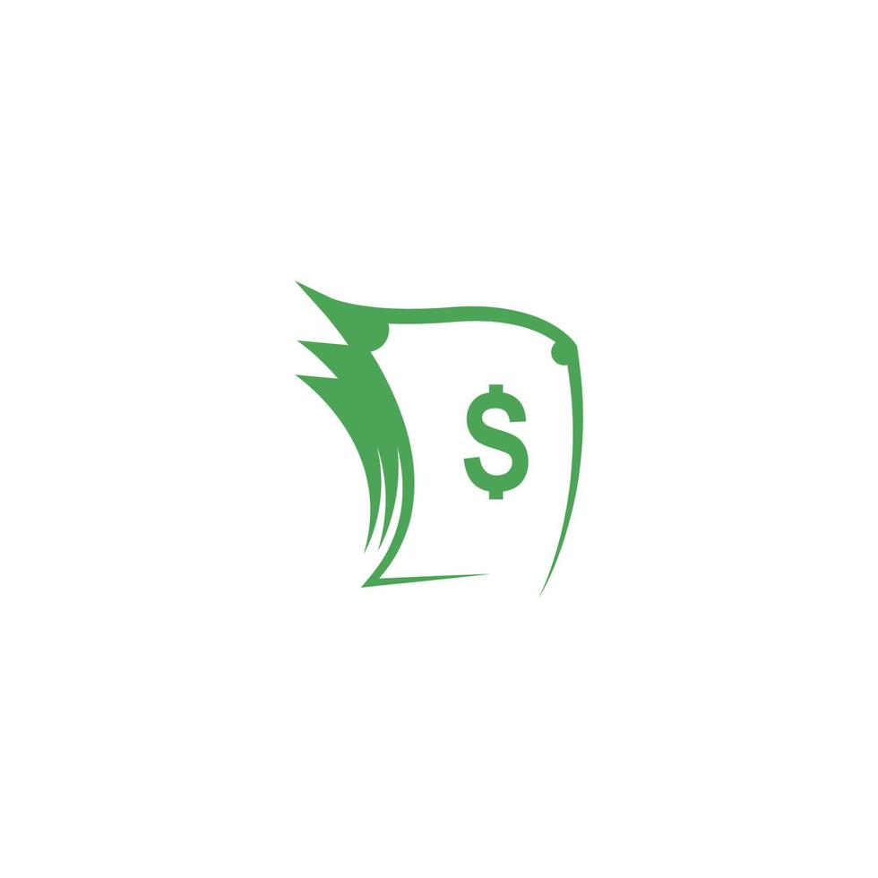 plantilla de ilustración de logotipo de icono de dinero vector