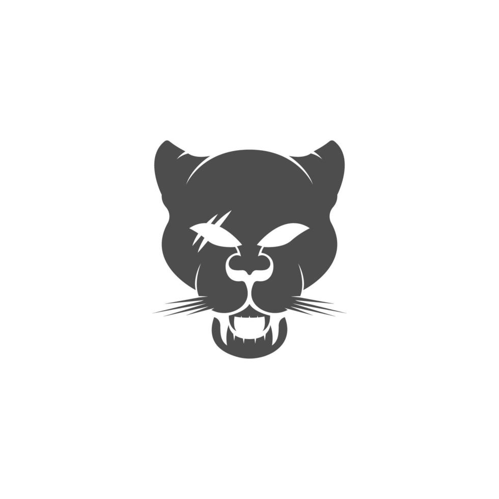 Phanter logo icon design illustration vector
